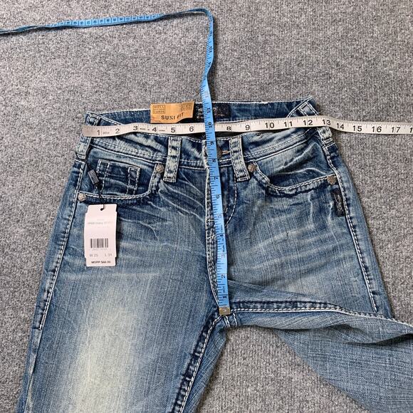 Silver Jeans Womens 25 Light Denim Suki High Baby Bootcut Well Defined Curve - Picture 4 of 12